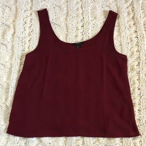 Forever 21 // Maroon Sleeveless Top